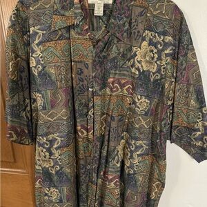 Men's Tori Richard Multicolor Patterned Shirt